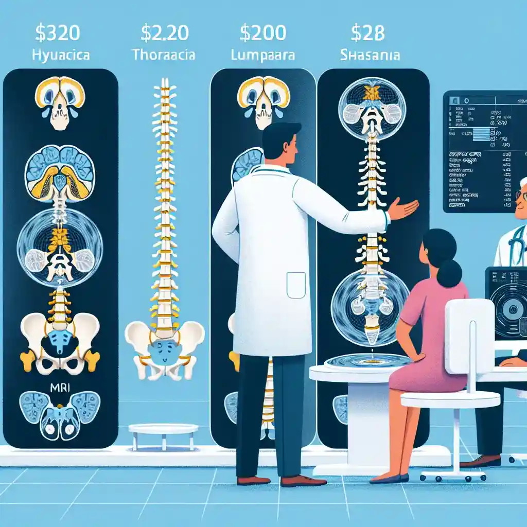 Средняя стоимость МРТ позвоночника в Одессе по отделам